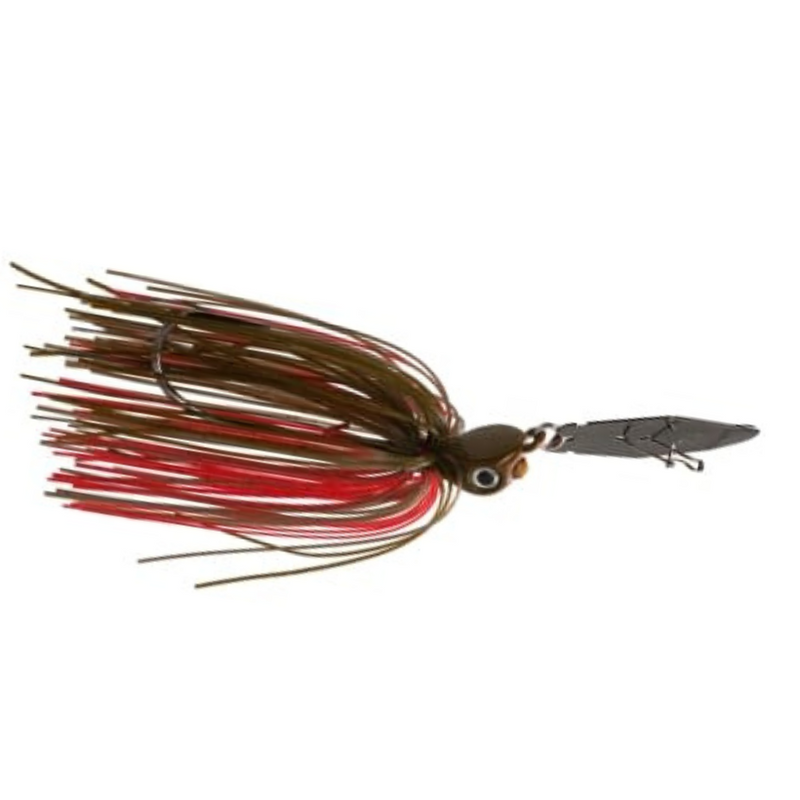 Load image into Gallery viewer, 1st Gen Fishing Copperhead Bladed Jig - Brown Fire
