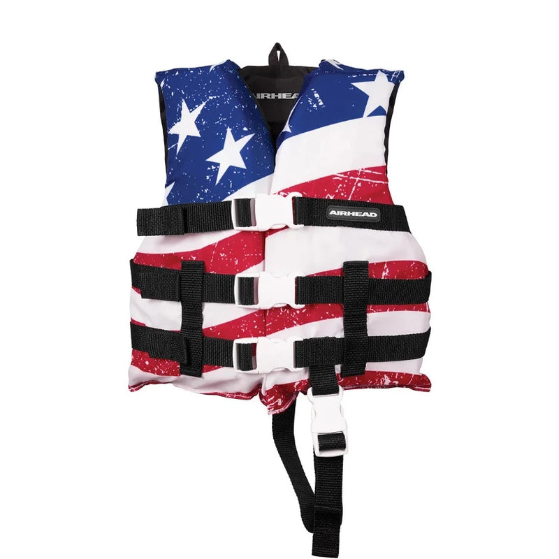 Load image into Gallery viewer, Airhead Adult General and Neoprene Life Jackets - Stars and Strips
