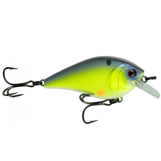 6th Sense Crush 100X Square Bill Crankbait - Chartreuse Spank