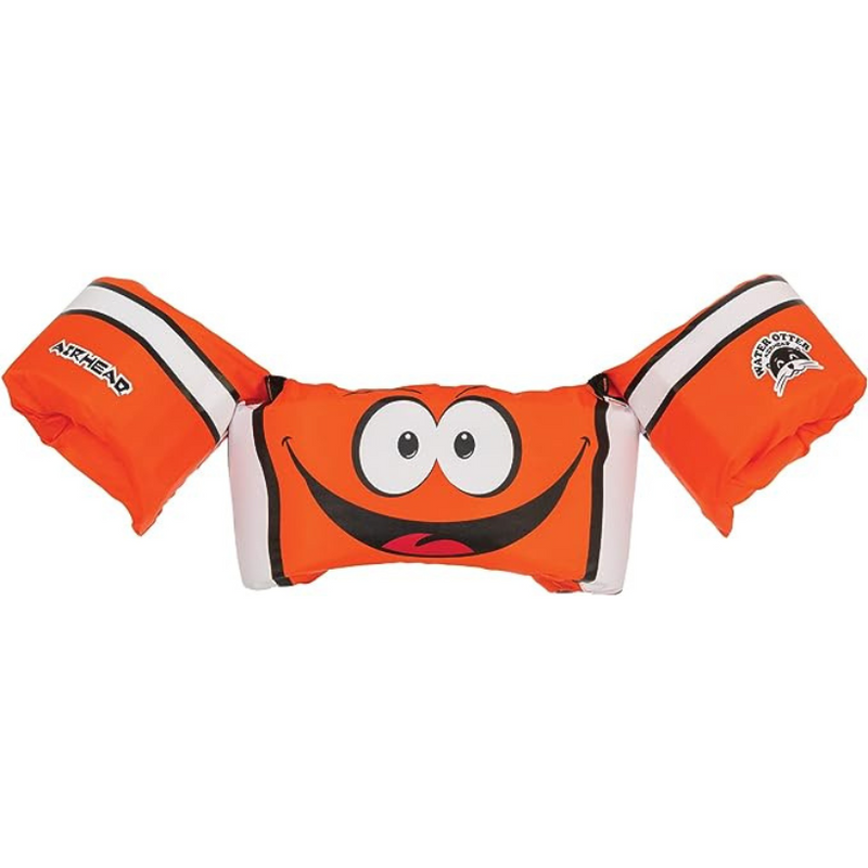 Load image into Gallery viewer, Airhead Water Otter Kids Life Jacket Vest with Arm Bands - Nemo
