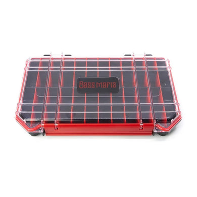 Bass Mafia Coffin 2.0 Utility Box - Red and Clear Lid