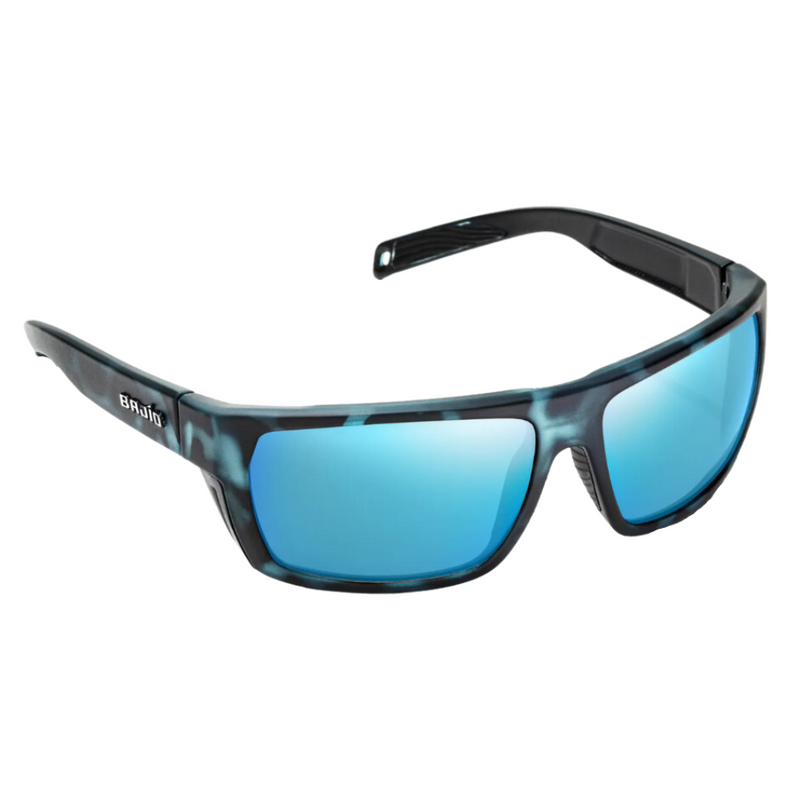 Load image into Gallery viewer, Bajio Palometa Sunglasses - Blue Tortoise Matte Frames with Blue Mirror Lens
