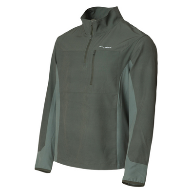 Banded Rapid Color Block - Quarter Zip Pullover - Slate