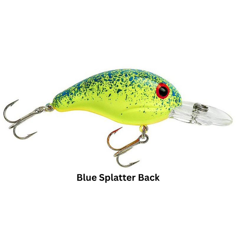 Load image into Gallery viewer, Bandit 200 Series Crankbait - Blue Splatter Back
