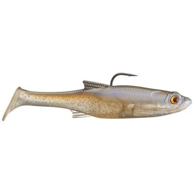 Load image into Gallery viewer, Bass Mafia Loaded Daingerous Swimbait - Blackback Shad
