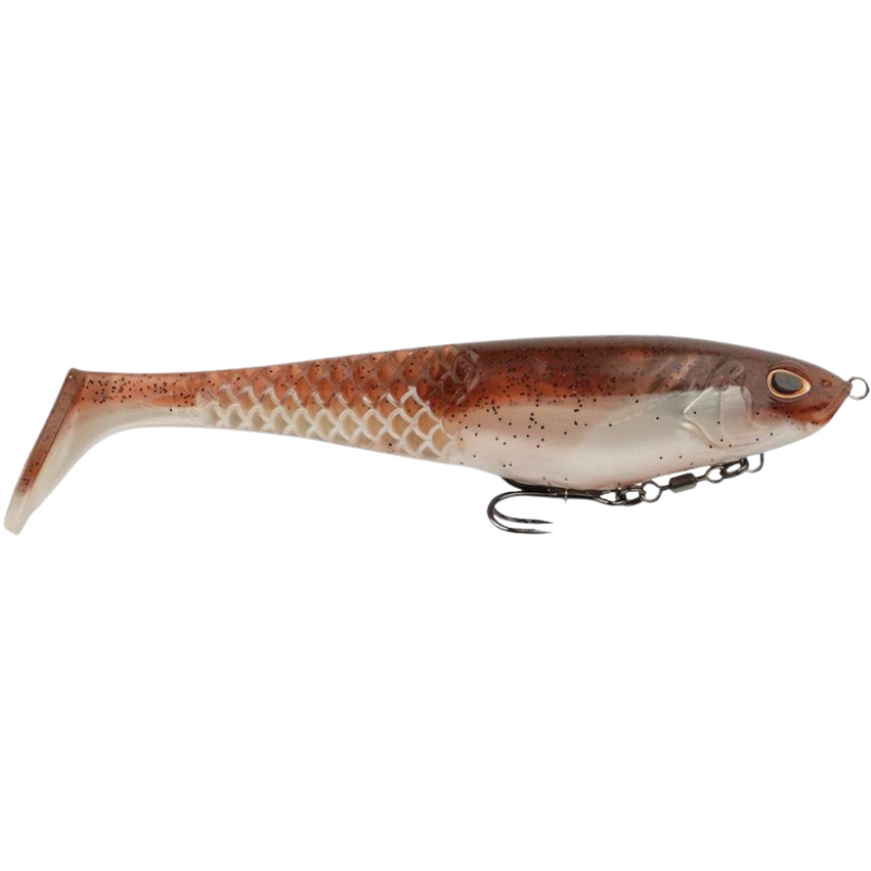 Load image into Gallery viewer, Berkley PowerBait Cull Shad Swimbaits - Green Pumpkin Pearl White
