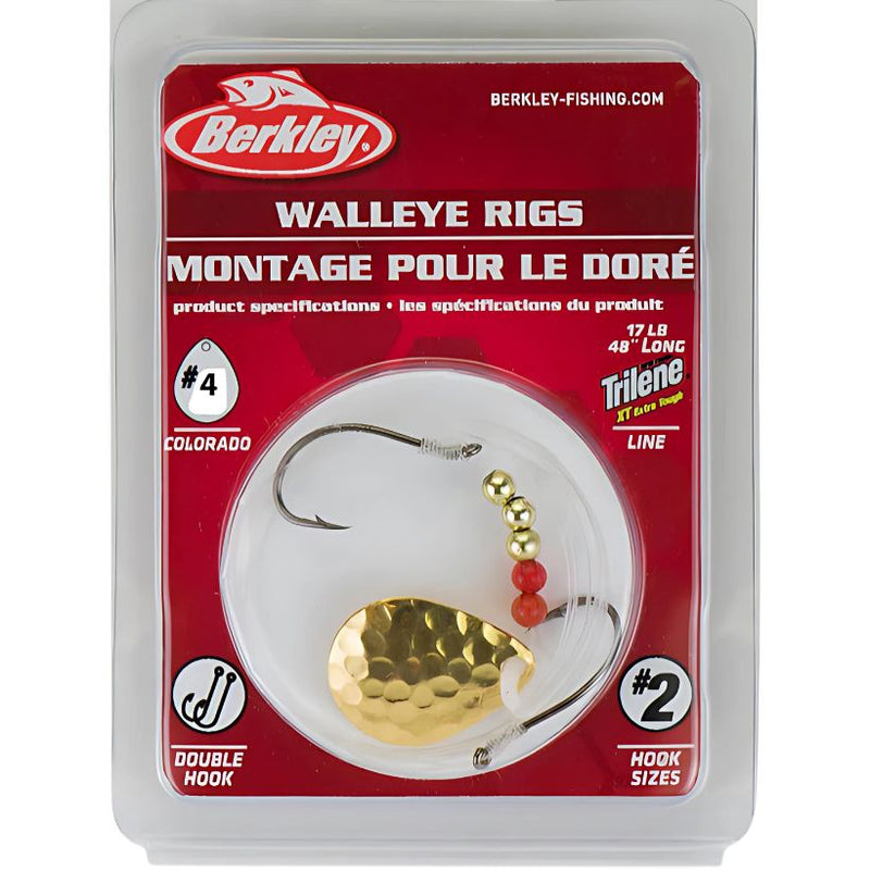 Load image into Gallery viewer, Berkley Walleye Rigs - Hammered Gold
