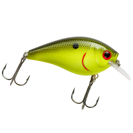 Booyah XCS Series Squarebill Crankbait - Black Chartreuse