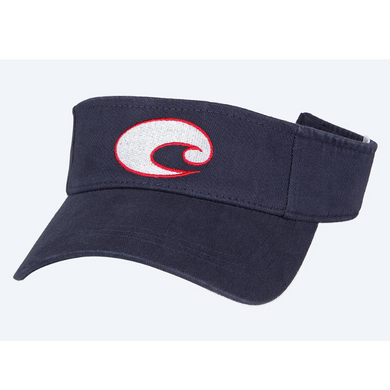 Costa Cotton Visor - Navy