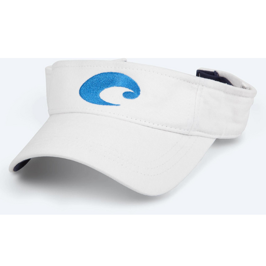 Costa Cotton Visor - White