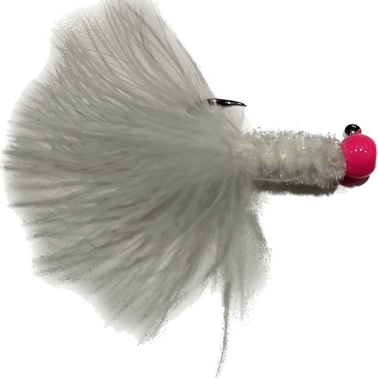 Crappie Cookies Sickle Hook Jigs - Pink Dust - Southern Reel Outfitters