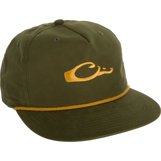 Drake Logo Rope Cap - Loden/Gold