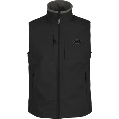 Drake Windproof Soft Shell Vest - Caviar Black