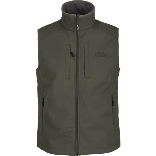 Drake Windproof Soft Shell Vest - Kalamata Olive