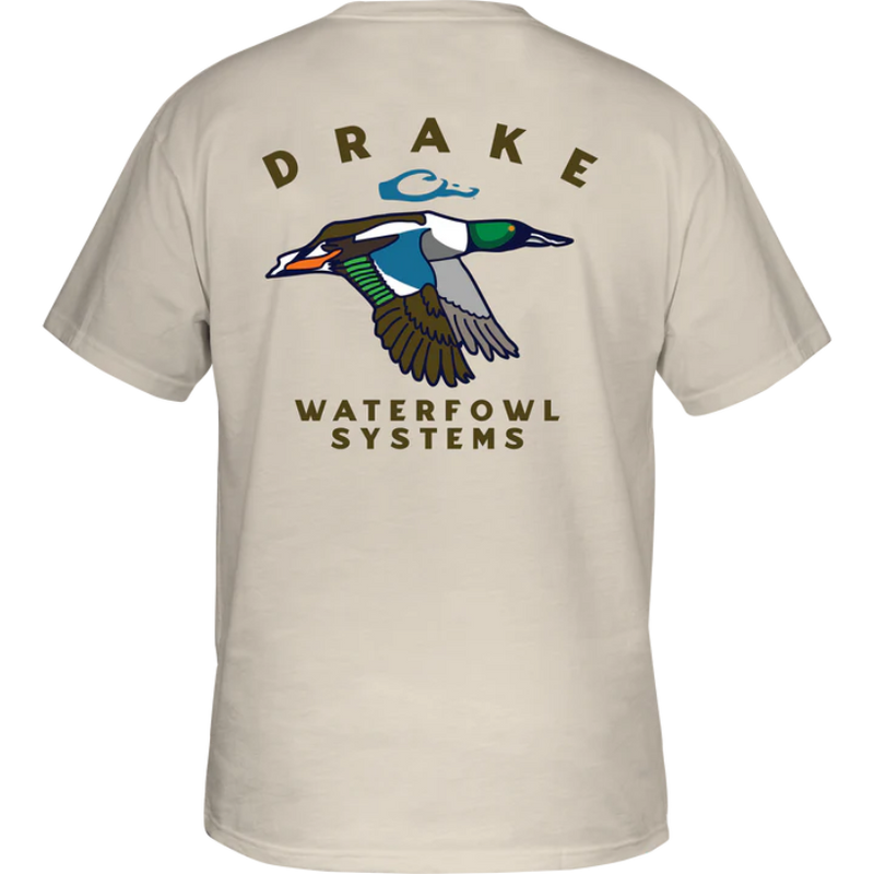 Load image into Gallery viewer, Drake Retro Short Sleeve T-Shirts - Northern Shoveler
