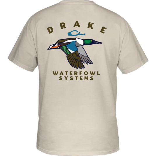 Drake Retro Short Sleeve T-Shirts - Northern Shoveler