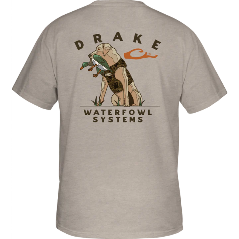 Load image into Gallery viewer, Drake Retro Short Sleeve T-Shirts - Yellow Lab
