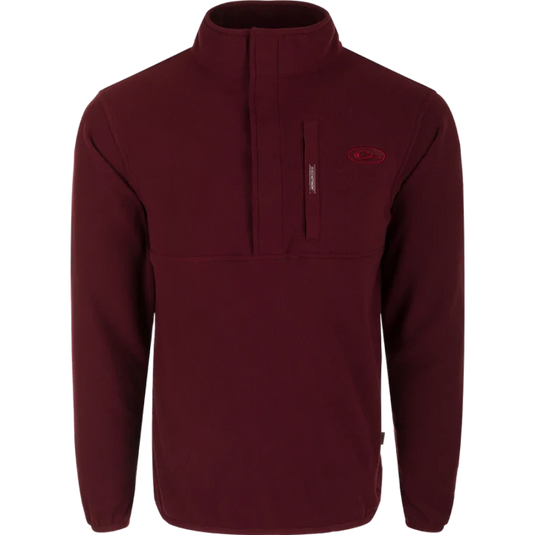 Drake Waterfowl Camp Fleece Pullover 2.0 - Windsor Wine