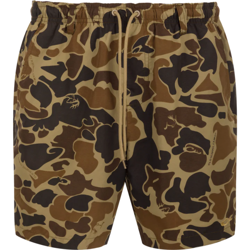 Load image into Gallery viewer, Drake Dock Shorts - Old School Camo
