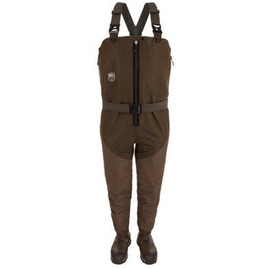 Drake Uninsulated Guardian Elite HND Front Zip Waders - Green Timber