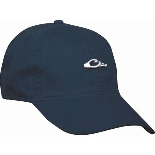 Drake Waterfowl Cotton Twill Logo Hat - Navy