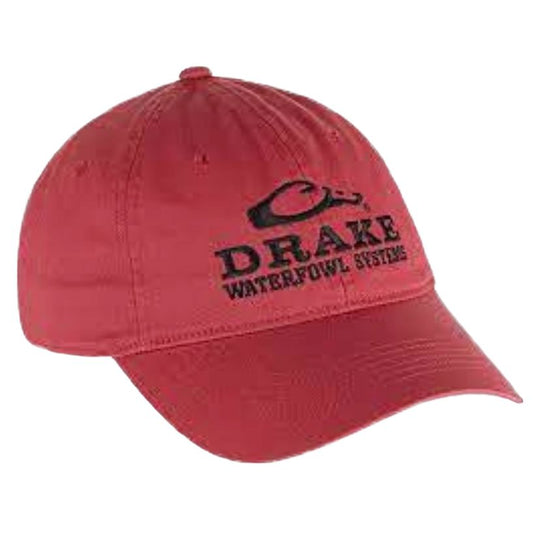 Drake Cotton Twill Systems Hats - Red