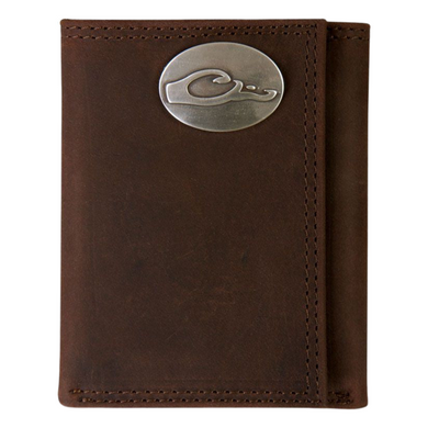 Drake Waterfowl Leather Tri-Fold Wallet