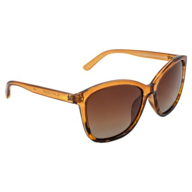 Load image into Gallery viewer, Epoch Elizabeth Sunglasses - Tortoise to Brown Frames with Brown Gradient Lens
