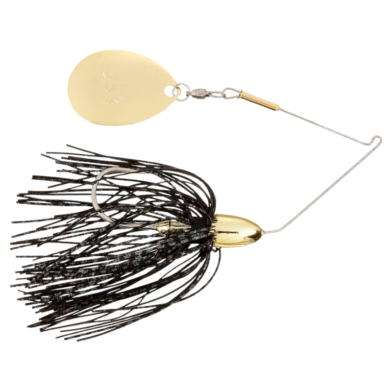 Load image into Gallery viewer, Hildebrant Go Getter Spinnerbait - Gold with Black Rainbow Skirt
