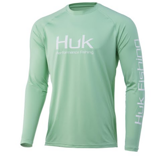 Huk Mens Pursuit Vented Long Sleeve - Dusty Jade