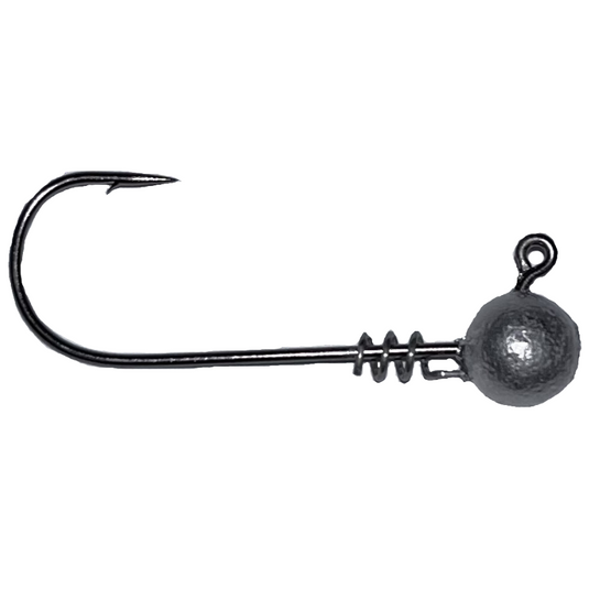 J & H Tackle Screw On Jig Head - Unpainted