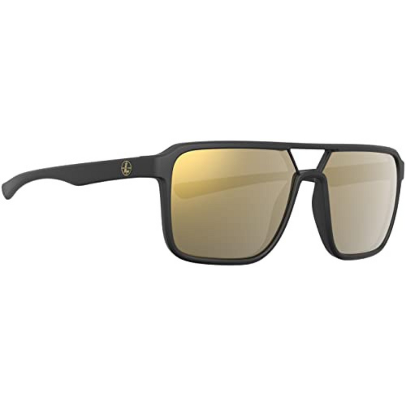 Load image into Gallery viewer, Leupold Bridger Sunglasses Matte Black Frame Bronze Mirror Lens
