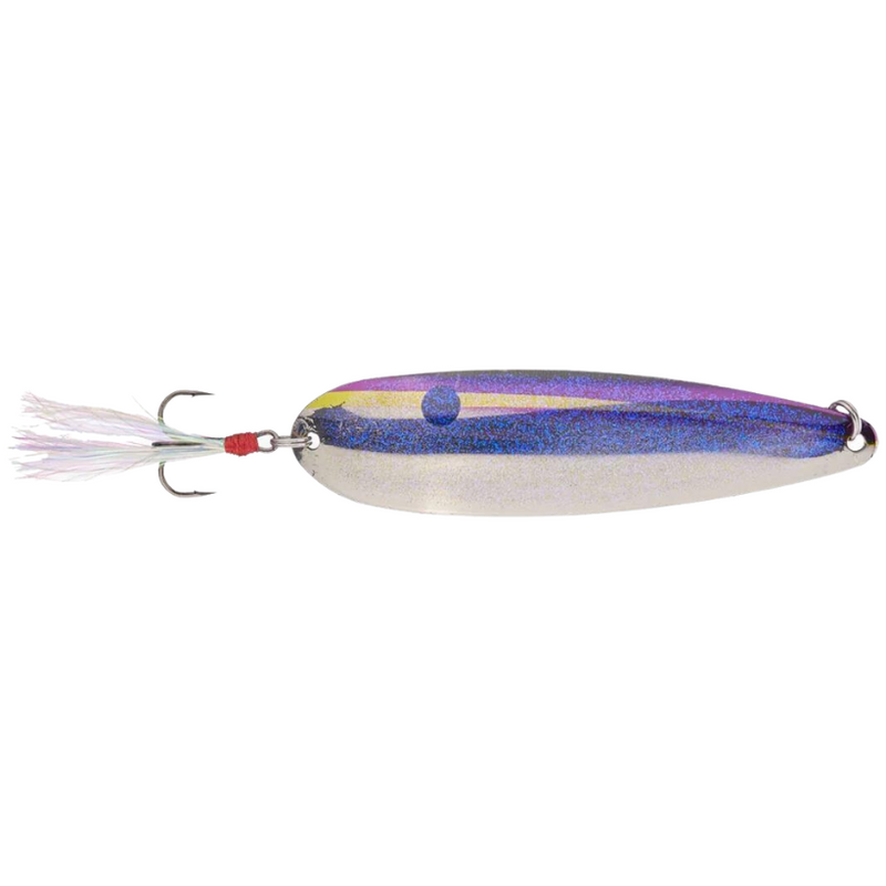 Load image into Gallery viewer, Nichols Lures Lake Fork Flutter Spoon - Purple Threadfin
