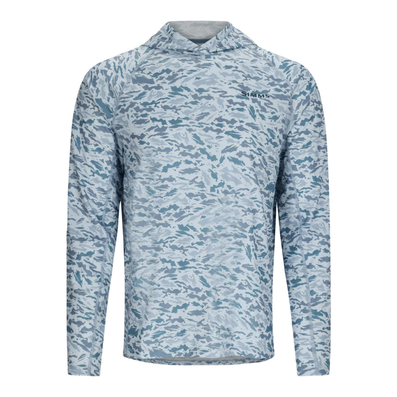 Load image into Gallery viewer, Simms Challenger Solar Hoody - Ghost Camo Neptune
