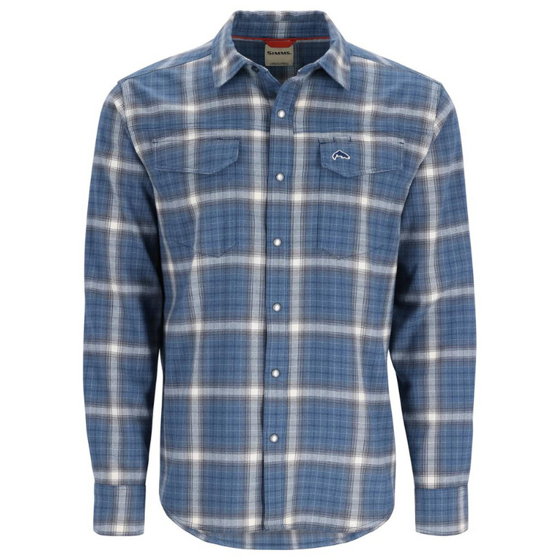 Load image into Gallery viewer, Simms Gallatin Flannel LS Shirt - Neptune Ombre Plaid
