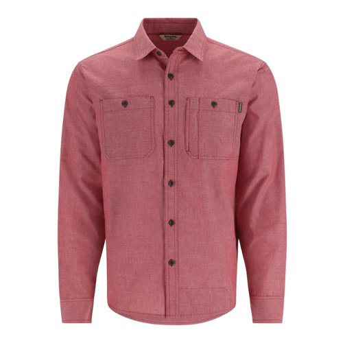 Simms Men's Cutbank Chambray LS Shirt