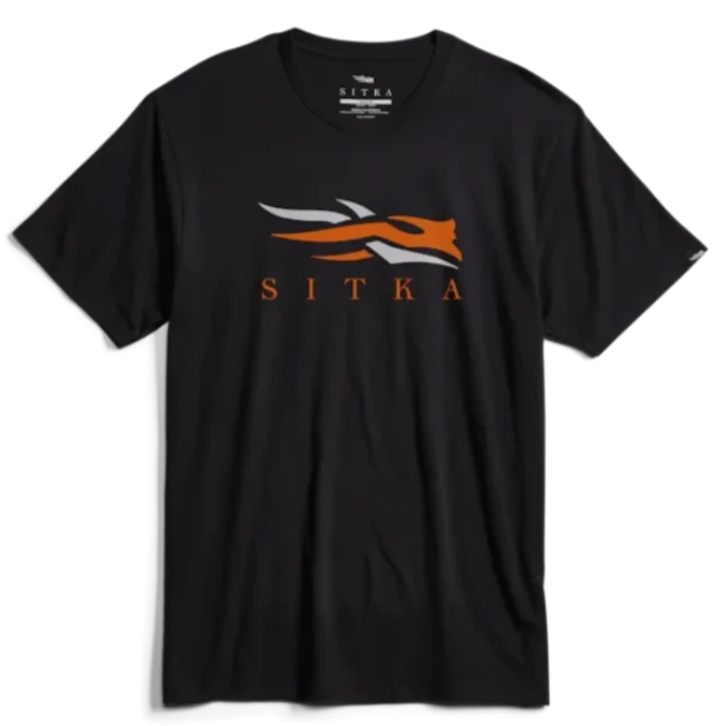 Load image into Gallery viewer, Sitka Icon T-Shirts - Black Orange
