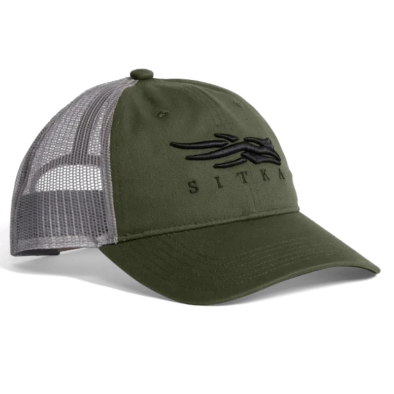 Load image into Gallery viewer, Sitka Lo Pro Trucker Hats - Olive Black
