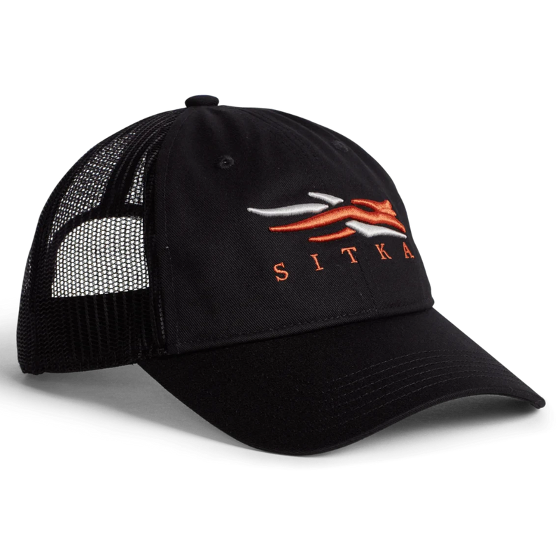 Load image into Gallery viewer, Sitka Lo Pro Trucker Hats - Sitka Black
