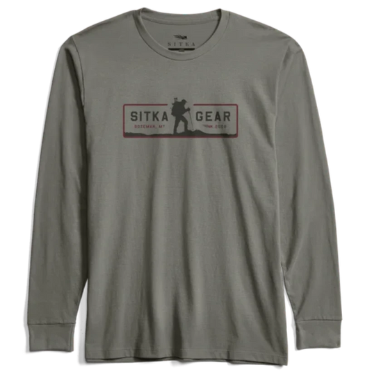 Sitka Trek Long Sleeve T-Shirts - Field Gray