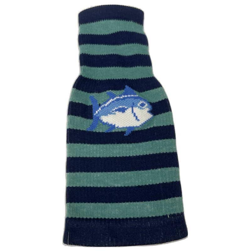 Load image into Gallery viewer, Southern Tide Bottle Sock - Green and Navy
