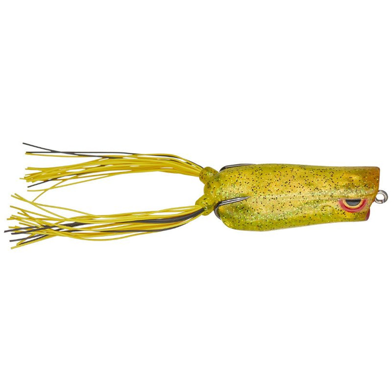 Load image into Gallery viewer, Spro Bronzeye 60 Pop Frog - Yellow Sparkle
