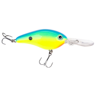 Strike King 6XD Hard Knock Crankbaits - Chartreuse Powder Blue