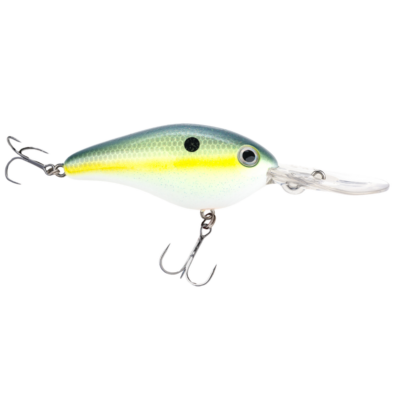 Load image into Gallery viewer, Strike King 6XD Hard Knock Crankbaits - Chartreuse Sexy Shad
