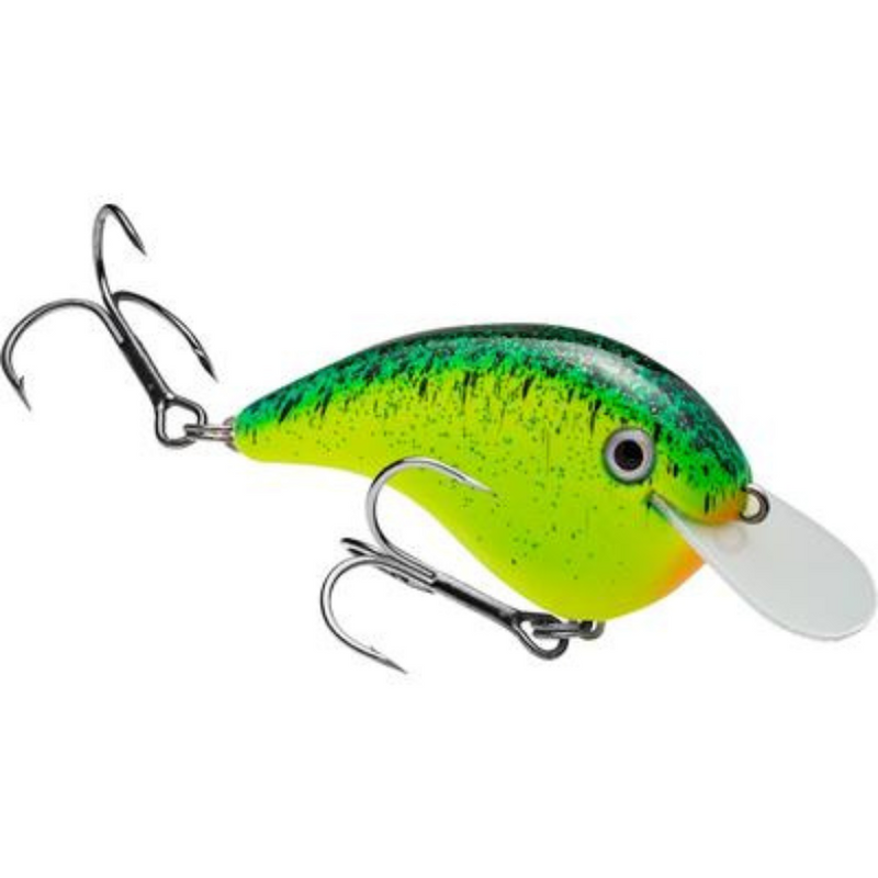 Load image into Gallery viewer, Strike King Chick Magnet Jr Crankbait - Chartreuse Blue Black Splatterback
