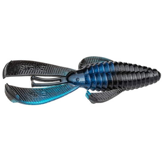 Strike King Rage Bug - Black Blue Swirl