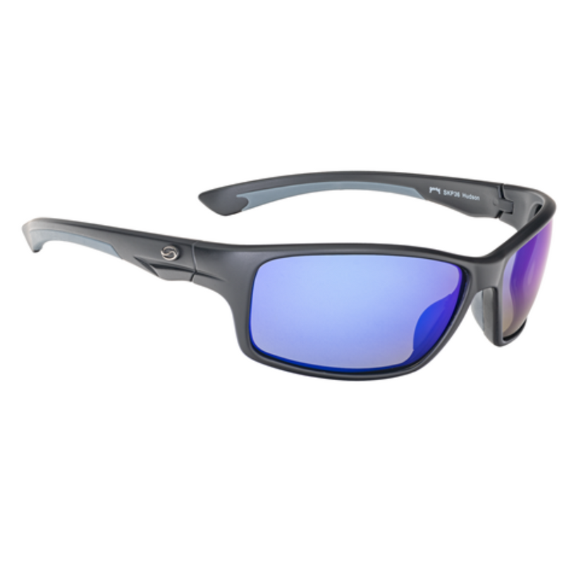 Load image into Gallery viewer, Strike King S11 Optics Hudson Black Frame with Blue Mirror - SG-S1136
