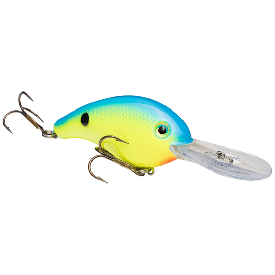 Strike King Series 5 Crankbaits - Chartreuse Powder Blue Back