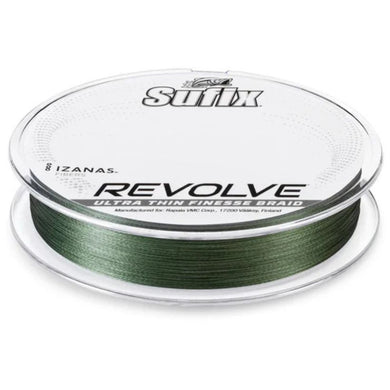 Sufix Revolve Low Vis Green Braided Line - Low Vis-Green