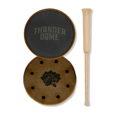 Rolling Thunder Thunderdome Slate Pot Turkey Call with Hickory Striker